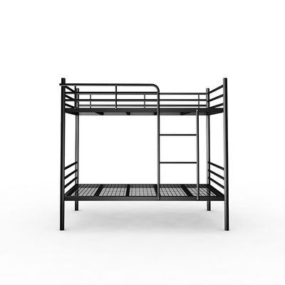 Het Kader van de Omheiningsmetal bunk bed van flatgrey black steel mesh full