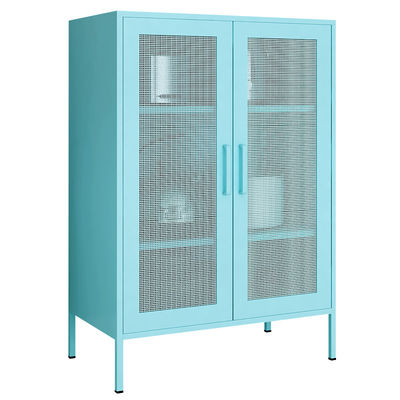 Van de de Kast de Halve Hoogte van staalmesh door dining room storage Opslag Lcoker