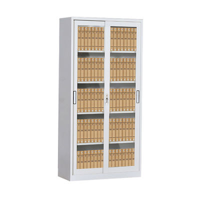 Van de Schuifdeur het Grijze 5 Rijen van het bureauglas Kabinet van de het Metaalopslag