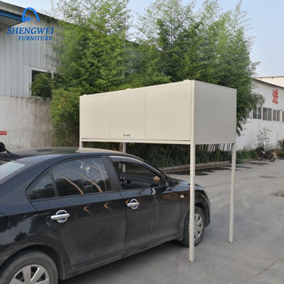 Grey White Garage Tool Over-de Kast van de het Metaalopslag van de Autobonnet