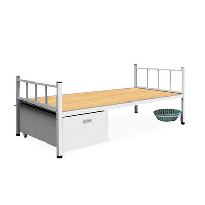 Het poeder bedekte Stevig Leger Gray Green Color Steel Bed met Bodemkast met een laag