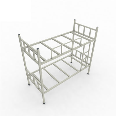Ladder van Gray Color Metal Bunks With van de slaapzaal de Dubbele Laag Antislip