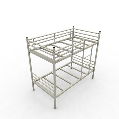 Dorm Dubbele Laag Vier Zijomheining Steel Bunk Beds voor Volwassen Kinderen