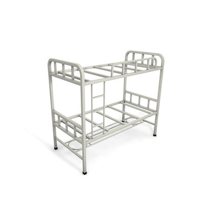 Slaapzaal46kg Gray Color Adult Size Steel Stapelbedden met Schoenrek