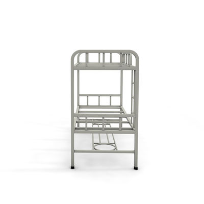 Slaapzaal46kg Gray Color Adult Size Steel Stapelbedden met Schoenrek