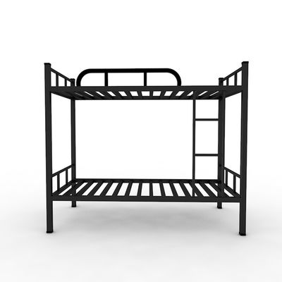 Het sterke Bedbase-Bed van Slaapzaal Zwarte Gray Color Children Metal Bunk