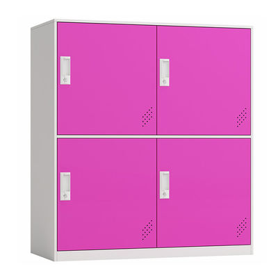 De roze Blauwe Vier Kast van de Deurenh1000 * W900 * D400mm Halve Hoogte voor Lage school