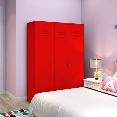 Van de de Deurgrootte van de huisslaapkamer de Dubbele Kasten van het de Opslagkabinet Kleurrijke voor Kinderen
