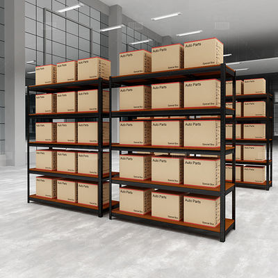 5 regelbaar MDF van de het Metaalgarage van Rijenboltless van het het Rekstaal de Plankenrek voor Pakhuis