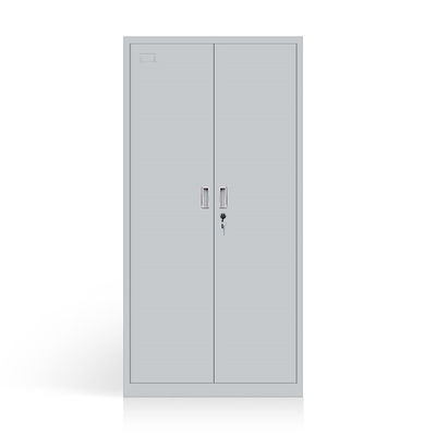 Het grijze van het het Staalbureau van de Kleuren Dubbele Deur van het het Dossierkabinet Kabinet van de het Metaalopslag