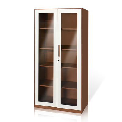 Van de de Deur het Volledige Hoogte van het Office Homeglas Kabinet van de het Metaalplank