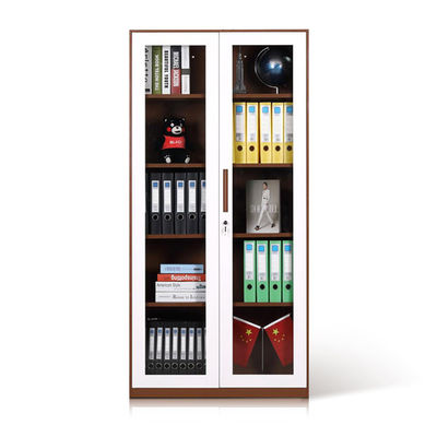 Van de de Deur het Volledige Hoogte van het Office Homeglas Kabinet van de het Metaalplank