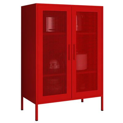 Van de de Kast de Halve Hoogte van staalmesh door dining room storage Opslag Lcoker