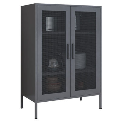 Van de de Kast de Halve Hoogte van staalmesh door dining room storage Opslag Lcoker