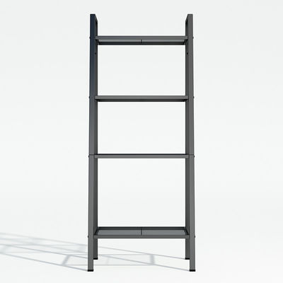 Zwart de Plankenrek van het 4 Rijenstaal van het huisbureau met Mesh Board