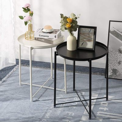 Het kleine Dienblad van Sofa Side End Table With van de Koffie21.5x19x1.9 Duim