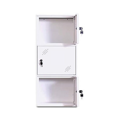 Witte Geassembleerde Deur 3 en Combineerbare van het de Kastmetaal van de Bureau Halve Hoogte het Dossierkast