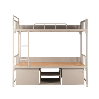 De Stapelbedden Metla Militair Dubbel Decker Bed With Drawer Lockers van het flatstaal