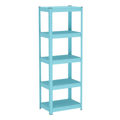 5-plank Zwarte Staalorganisator Metal Storage Shelves voor Huis