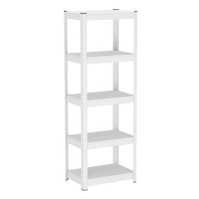 5-plank Zwarte Staalorganisator Metal Storage Shelves voor Huis