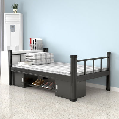 Van de het Bedpremie van studentensturdy metal frame van het het Staallatje de Steun Eenpersoonsbed