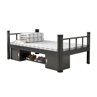 Van de het Bedpremie van studentensturdy metal frame van het het Staallatje de Steun Eenpersoonsbed