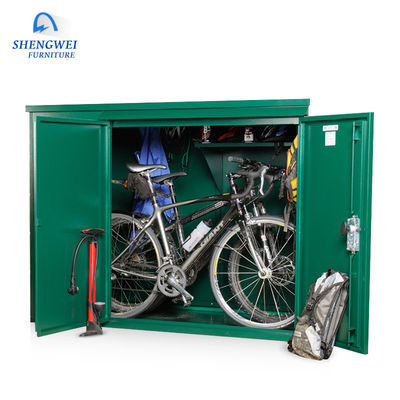 Het antiroest van de de Opslagkast van de Metaalfiets Waterdichte Openluchtmeubilair