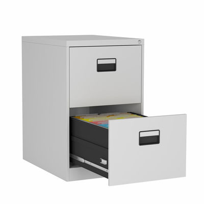 Het afsluitbare Kabinet van de het Dossieropslag van het 2 Ladenbureau met Eenvoudig Handvat