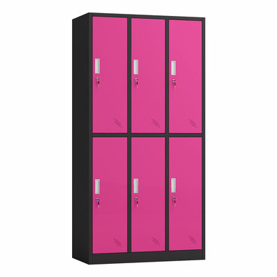 Van het het Gebruiksstaal van de gymnastiekschool Opslag 6 de Kast van de Deurengarderobe met Slot