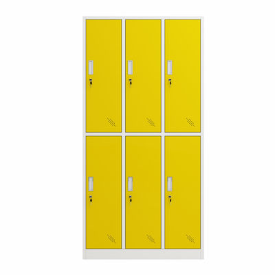 Van het het Gebruiksstaal van de gymnastiekschool Opslag 6 de Kast van de Deurengarderobe met Slot